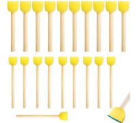 UYVPAER Set Di 20 Pennelli In Spugna, Set Di Pennelli Rotondi, Per Pittura Fai Da Te, Artigianato, Utensili In Ceramica, 2 Diverse Misure Di Spazzole In Spugna