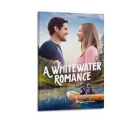 UYYRWEQRTR A Whitewater Romance - Poster estetico decorativo da parete, stile vintage, su tela, per soggiorno, camera da letto, 20 x 30 cm, con cornice