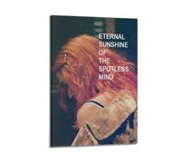 UYYRWEQRTR Eternal Sunshine of the Spotless Mind, poster estetico da parete, decorazione artistica da parete vintage, su tela per soggiorno e camera da letto, 60 x 90 cm, con cornice