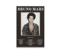 UYYRWEQRTR Poster di Bruno Mars, stampa artistica da parete decorativa su tela vintage, per soggiorno, camera da letto, 20 x 30 cm, senza cornice, stile