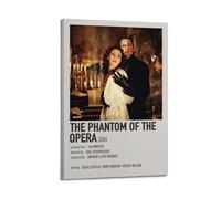 UYYRWEQRTR The Phantom of the Opera - Poster estetico da parete, decorazione artistica da parete vintage, su tela, per soggiorno e camera da letto, 40 x 60 cm, con cornice