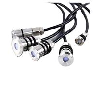 UYZSWTHPC Luci da giardino DC12V Mini faretto da terra for esterni Faretto da incasso a LED Piccolo faretto Impermeabile IP68 Illuminazione for scale da terrazza(Warm White,D12mm)