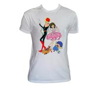 UZ Design Maglietta Kiss Me Licia Uomo Bambino Mirko Giuliano T Shirt Cartoni Animati Anni 80, Uomo - XL