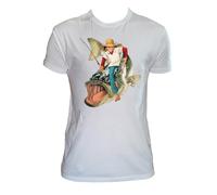 UZ Design Maglietta Sampei Uomo Bambino Anime T Shirt Cartoni Animati Anni 80, Uomo - L