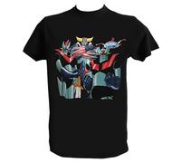UZ Design T Shirt Goldrake Mazinga Z Great Mazinger Cartoni Animati Anni 80 Maglietta Robot Uomo Bambino, Uomo - 2XL