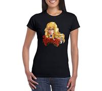 UZ Design T Shirt Lady Oscar Donna Ragazza Bambino Anime Maglietta Cartoni Animati Anni 80 90, Bambino 12-14 Anni