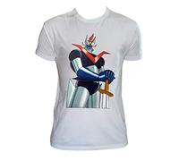 UZ Design T Shirt Mazinga Z Anime Manga Maglietta Robot Anni 80 Uomo Donna Bambino Mazinger Z, Bianco Uomo - 4XL