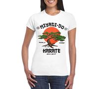 UZ Design T Shirt Miyagi Do Donna Ragazza Bambino Maglietta Karate Kid Serie TV, Bambino 7-8 Anni