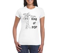 UZ Design T Shirt Musica Donna Bambino Michael Pop Maglietta Rock Anni 80, Donna - S
