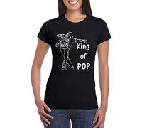 UZ Design T Shirt Musica Donna Bambino Michael Pop Maglietta Rock Anni 80, Donna - S Plus