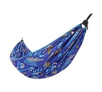 UZAMIRLEX Amaca da Campeggio da Giardino, Amaca Doppia Portatile da Esterno in Poliestere con Cinghie e Borsa for Il Trasporto 230x100 cm 120 kg(C)