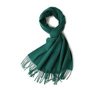 UZAMIRLEX Calda Sciarpa in Cashmere, Sciarpe Leggere, morbide e Calde for Donne, Uomini e Coppie, Sciarpa Lunga in Lana con Nappe for Autunno, Inverno e Primavera(Green6)