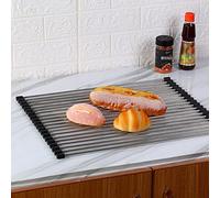 UZAMIRLEX Cestello scolapiatti, Tappetino scolapiatti Pieghevole sopra Il lavello, Diverse Misure(40 * 47cm)