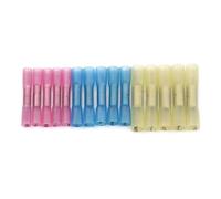UZAMIRLEX Connettori termorestringenti per Cavi, Connettori elettrici termorestringenti, terminali a crimpare isolati, Saldatura e Sigillo, Multicolore, Diverse Dimensioni(Mix,10pcs)