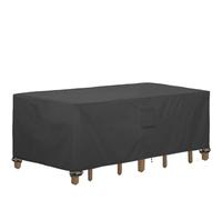 UZAMIRLEX Copertura per sedie e divani, Coperture for mobili da Giardino 420D Extra Grandi, Resistenti alla Pioggia, alla Neve e al Vento(Black,190x125x80cm)