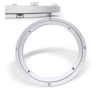 UZAMIRLEX Cuscinetto Rotante della Piattaforma Girevole, Cuscinetto for Giradischi Lazy Susan a 360 Gradi, Argento, Diverse Misure(250 Mm)