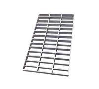 UZAMIRLEX Griglia di drenaggio, Griglia di drenaggio for Esterni in Acciaio zincato di Classe B, for vialetto, Colore Argento, Diverse Misure(60 * 40 * 3cm)