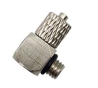 UZAMIRLEX Martello in Gomma Martello in Gomma, Raccordo a T for Tubo Flessibile in Ottone Raccordo rapido for Aria compressa Tubo da 3-6 mm Filettatura M3-M6(6 M6,PL)