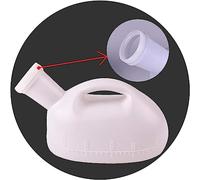 UZAMIRLEX Orinatoio Portatile a Prova di perdite, Bottiglia for orinatoio Portatile da 2000 ml, for urina Maschile, Beige(OneColor)