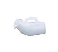 UZAMIRLEX Orinatoio Portatile a Prova di perdite, Bottiglia for urina da Uomo e da Donna con Coperchio, Bianca, 1000 ml(Male)