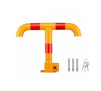 UZAMIRLEX Paletti di Sicurezza per vialetti, Paletto di Sicurezza for parcheggio Pieghevole con Serratura, Molla in Metallo Multicolore, 40 cm