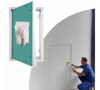 UZAMIRLEX Pannello di Accesso Porta, Pannello Porta di Accesso alla Parete verniciabile, Copertura Foro Parete a Filo(18x30in(450x750mm))