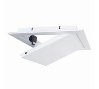 UZAMIRLEX Pannello di Accesso Porta, Pannello Porta di Accesso in Alluminio e zincato, Coperchio sportello di Accesso Incassato for Parete/soffitto(White,19x24in(48x60cm))