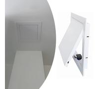UZAMIRLEX Pannello di Accesso Porta, Piccolo Pannello di Accesso for soffitto in cartongesso, Copertura for Foro a Parete in Metallo con Montaggio a Filo(White,24x24in(60x60cm))