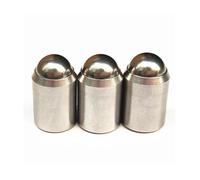 UZAMIRLEX Pistoncini a Molla, Perline di Posizionamento del Corpo Lisce con stantuffo a Sfera in Acciaio Inossidabile M2-M5x2,5-6 mm, Confezione da 10(M2 x 3mm)