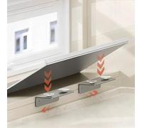 UZAMIRLEX Prolunga per davanzale, Prolunga for davanzale in Acciaio Inossidabile con Ventosa di Varie Dimensioni(L60xW20cm/23.6x7.9in)