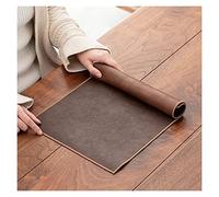 UZAMIRLEX Tovaglia in Pelle, Runner da Tavolo in Pelle Impermeabile Resistente al Calore Marrone Diverse Misure(19.69x11.81IN)