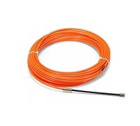 UZAMIRLEX Tracciatore di Cavi elettrici, Asta di Spinta elettrica in Fibra di Vetro, Cavo da Parete in Metallo, estrattore for Cavi, Asta di Nylon, Bobina di Nastro for Pesci,(10m)