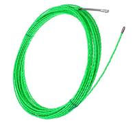 UZAMIRLEX Tracciatore di Cavi elettrici, Cavo in Fibra di Vetro Verde da 5 mm, Pom Fish Draw Tape, estrattore for Cavi elettrici, estrattori a Spinta Duct Rodder Fish Tape(15m)