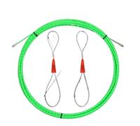 UZAMIRLEX Tracciatore di Cavi elettrici, Dispositivo Guida Nastro in Fibra di Vetro Verde, estrattore Cavo Elettrico in Fibra di Vetro da 12 m e 4,5 mm, estrattore Condotto avvolgicavo