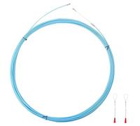 UZAMIRLEX Tracciatore di Cavi elettrici, Strumento di Estrazione Cavi, Nastro for Cavi, estrattore Cavi da 5/10/15/20/25 m, Strumento di Posizionamento for Costruzioni Attraverso Il Muro(Sky Blue,5M)
