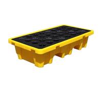 UZAMIRLEX Vaschette di Raccolta con griglia, Vassoio di contenimento for fuoriuscite di fusti di Petrolio modulare Multicolore di Diverse Dimensioni(130 * 68 * 30cm)