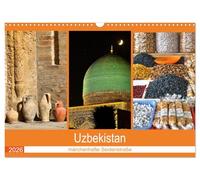Uzbekistan - märchenhafte Seidenstraße (Wandkalender 2026 DIN A3 quer), CALVENDO Monatskalender: Moscheen und Minarette, farbenfrohe Basare, ... in ausdrucksstarken Fotos festhalten