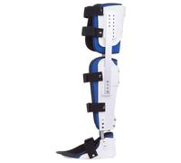 UZIAH Tutore Per Gamba Intera Con Tutore Fisso Per L'articolazione Del Ginocchio, Regolabile Il Piede Della Caviglia Del Ginocchio Della Coscia Supporta L'ortesi,Right