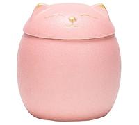 Uziqueif Urna in Ceramica for Ceneri, Bare e urne cinerarie per Cani, Ceneri per Animali Domestici, Ceneri per Cani e Gatti, Urna commemorativa for Piccoli Animali, 160ml,Rosa