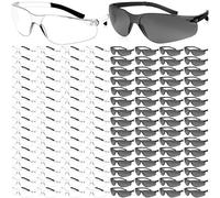 UZLU Occhiali di sicurezza ANSI Z87.1 per uomini e donne, occhiali protettivi resistenti ai graffi e agli urti, occhiali di sicurezza in policarbonato, 70 pezzi, occhiali da sole di sicurezza per