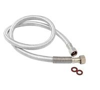 UZMAN Gastro - Tubo flessibile per doccia, 100 cm, con speciale protezione antipiega, attacchi standard da 1/2", con guarnizioni, tubo di ricambio, per cucina e gastronomia