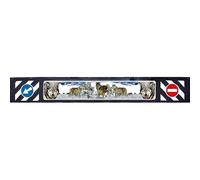 Uzman Parafango universale 3D, paraspruzzi per camion, accessori per auto (1431)