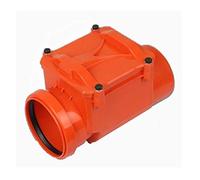 UZMAN Tappo di ritiro DN75, valvola di ritorno, blocco di ritorno, valvola di ritorno, DN 75 per tubi HT KG