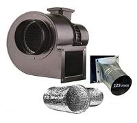 Uzman Ventilatore radiale con flangia e tubo flessibile, 230 Volt, 600 Watt, 2600 m3/h, 345 mm