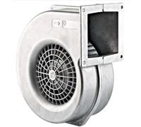 UZMAN - Ventola radiale industriale a pressione, ventilatore radiale, ventola di caldaia in alluminio o lamiera di acciaio, 230 V, da 450 m³/h fino a 1150 m³/h (RV 160 ALU (850m³/h))