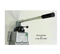 Uzman-Versand, pompa idraulica a mano a doppia azione + leva manuale, 25 ccm, pompa idraulica manuale