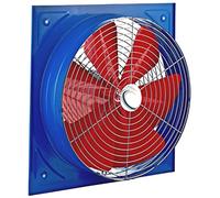 Uzman-Versand Ventilatore da parete assiale da 450 mm, ventilatore da parete e finestra, in metallo