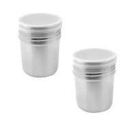 Uzndq 2 spargitore per zucchero a velo, spargitore in acciaio inox, spargitore per zucchero a velo, spargitore per cacao, spargitore in polvere in acciaio inox, shaker in polvere