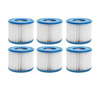UZPDWK Confezione da 6 cartucce filtranti per vasca idromassaggio per Bestway, Lay-Z-Spa, Coleman SaluSpa 90352E 58323, vasca idromassaggio gonfiabile, pompa per piscina