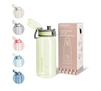 UZSPACE Borraccia per bambini 600ml, borraccia sportiva a prova di perdite con comando a una mano, adatta per bevande gassate, lavabile in lavastoviglie, bottiglia d'acqua per scuola e attività